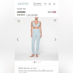 SKIMS Cotton Rib Legging